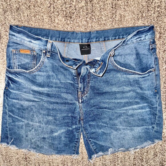 Armani Exchange Other - Armani Exchange Men's Blue Denim Jean Shorts Cutoff Size 32